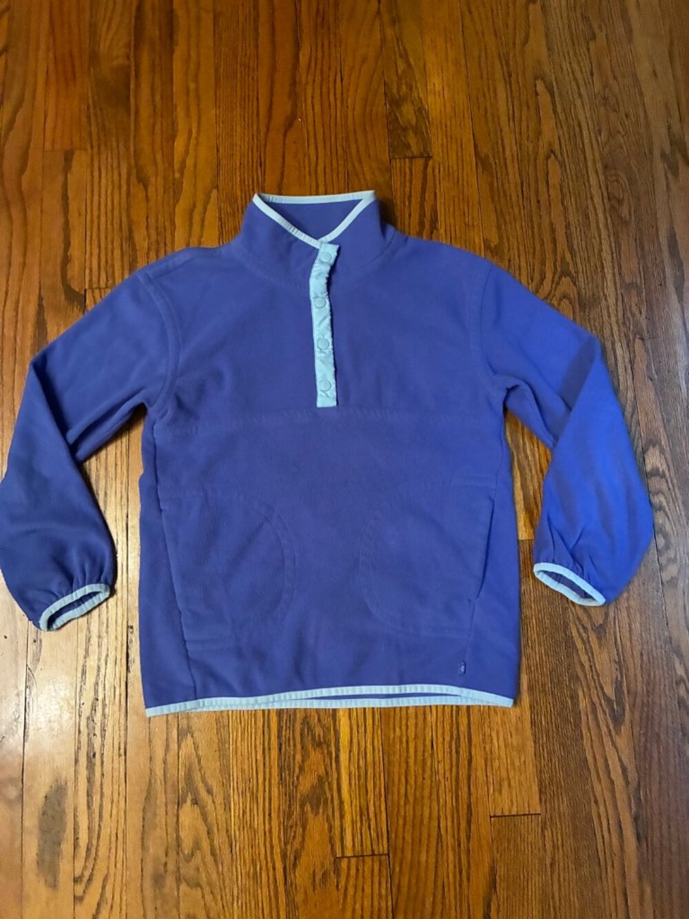 Athleta Girl Fleece Snap Pullover Size L (12)